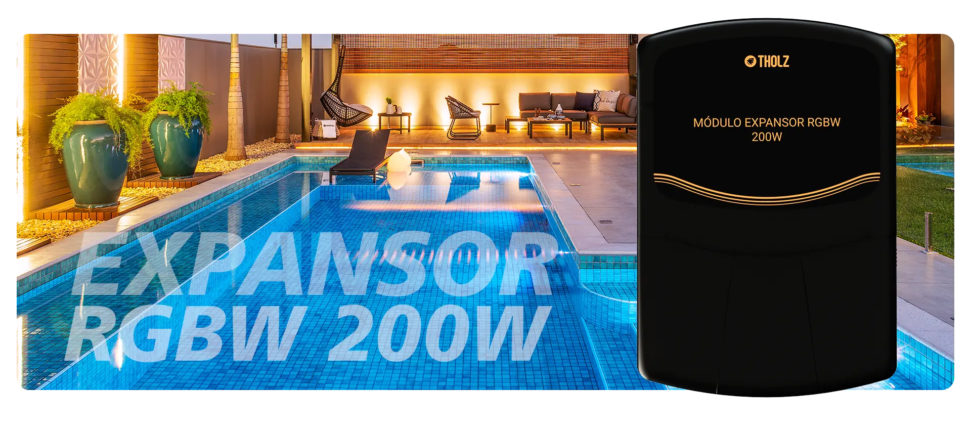 automação para piscina expansor rgbw destaque