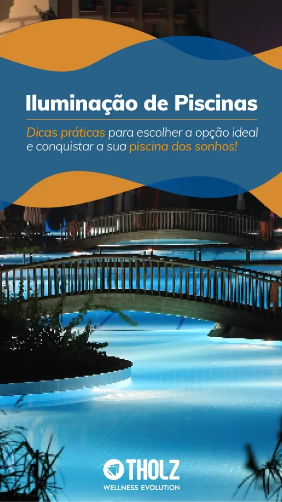 Capa do eBook “Iluminação de Piscina Tholz – Dicas Práticas”.