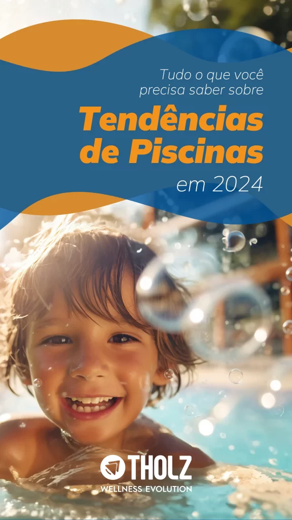 Capa do eBook “Tendências para Piscinas em 2024”.