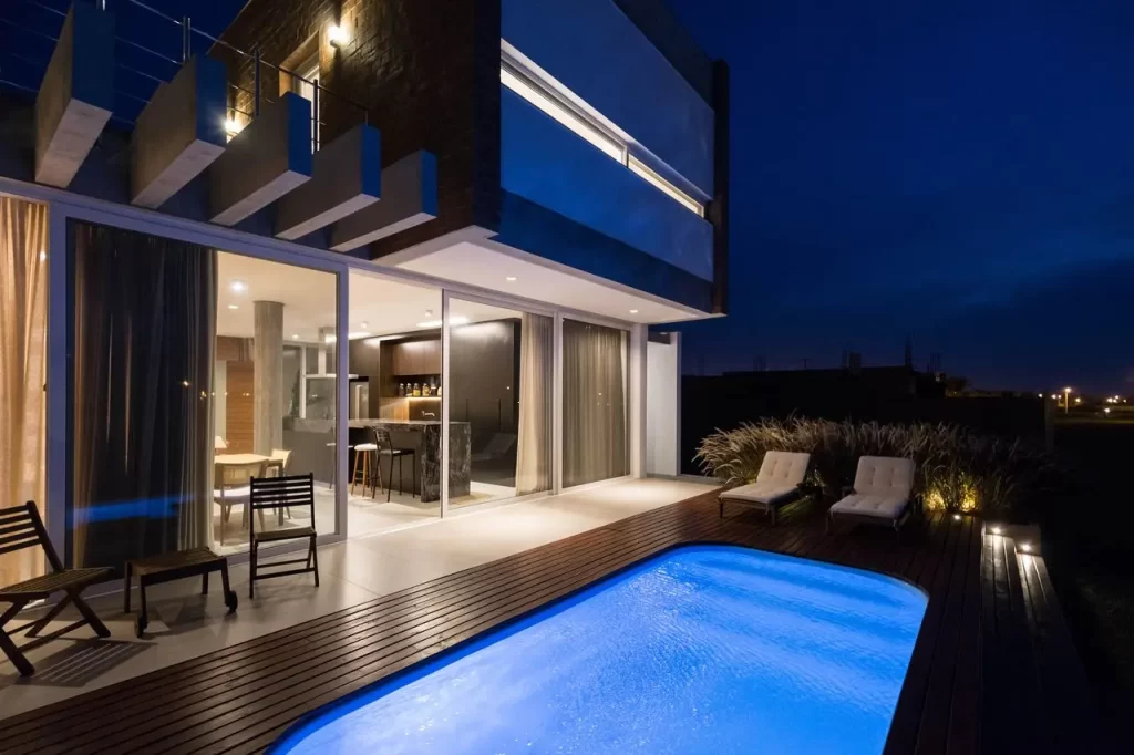 casa com piscina