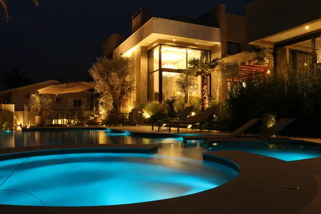 casa com piscina